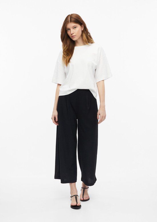 s.Oliver Culottes Zwart Polyester Regular Fit