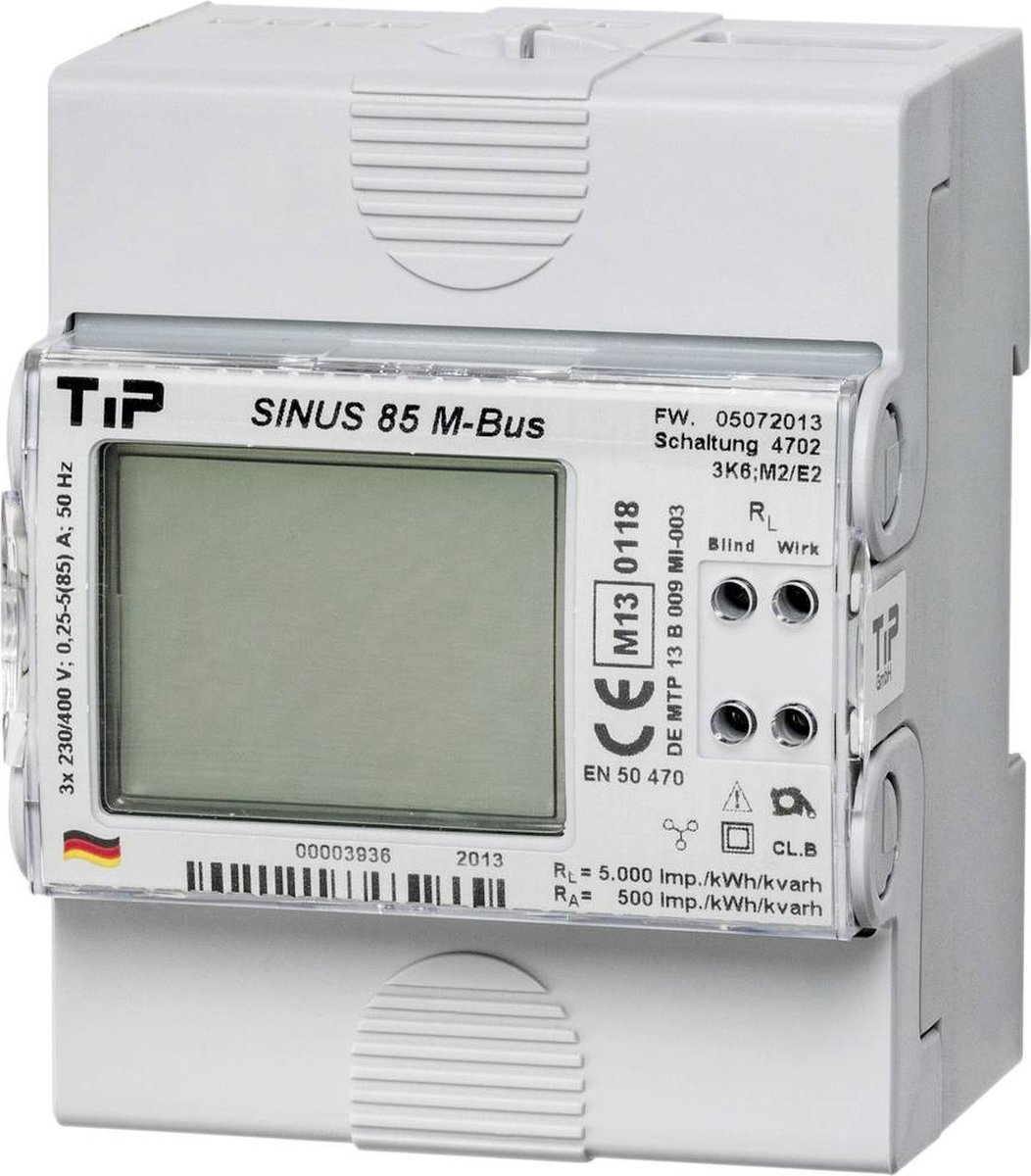 Tip/Zyx Music TIP SINUS 85 M-BUS kWh-meter 3-fasen Digitaal Conform MID: Ja 1 stuk(s)