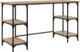 Bureau Artisan Chêne Bois transformé 140 x 50 x 75 cm