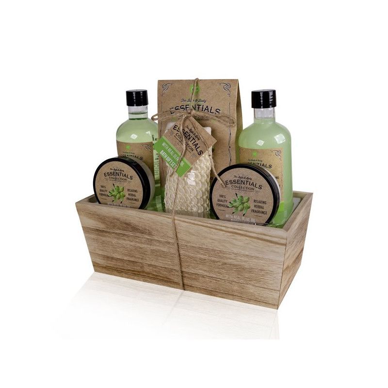 Accentra Olive Geschenkset - Unisex - 6 stuks - Olijf