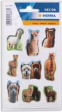 Herma Stickervellen met alpaca's