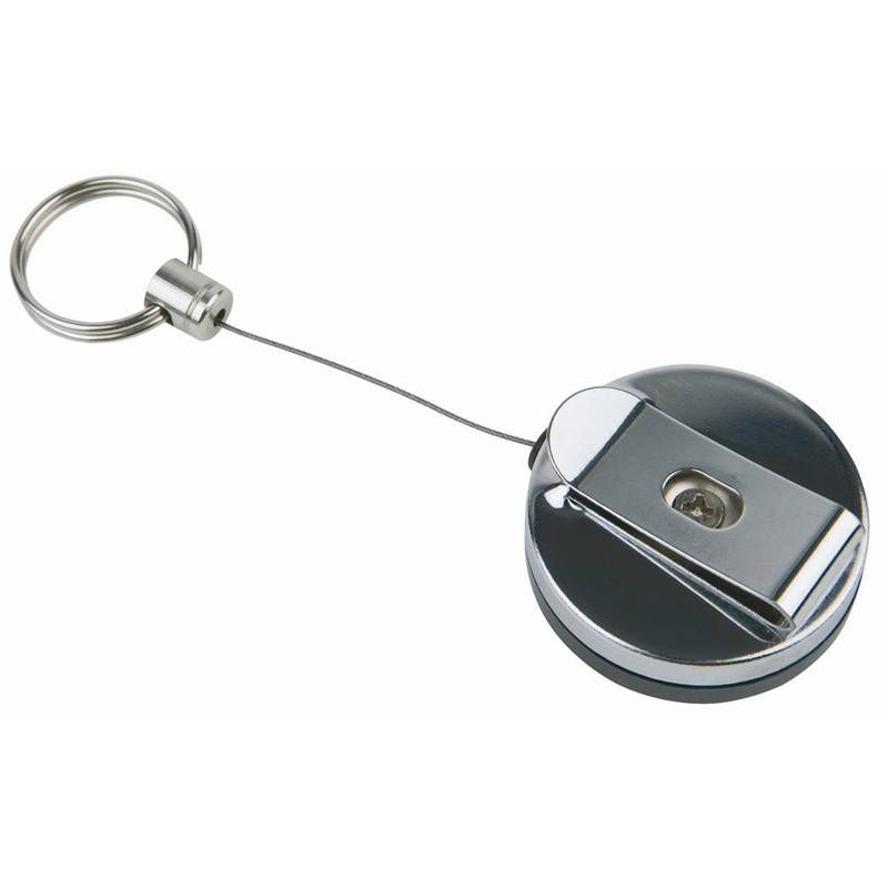 APS Sleutelhanger - rolsnoer - 65 cm - zwart