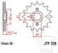 JT Sprockets JTF338.17 17T Staal Voortandwiel