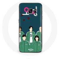 Maniacase Hoesje voor Samsung Galaxy S7 Inktvis Spel Poster Karakters Art