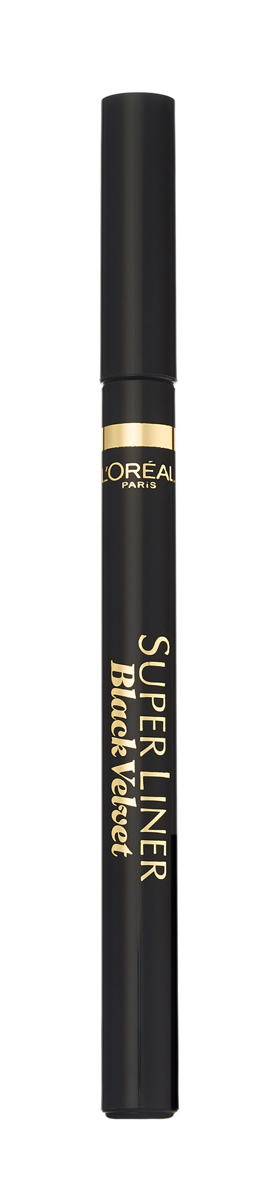 L'Oréal Make-Up Designer Super Liner Black Velvet - 01 Black - Eyeliner - Zwart
