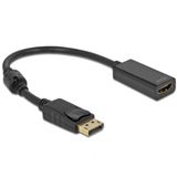 Allteq DisplayPort naar HDMI adapter - Zwart