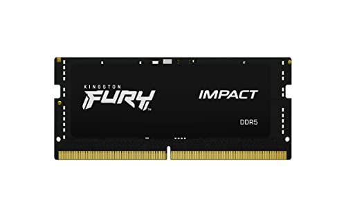 Kingston Fury Impact PnP 16GB 5600MT/s DDR5 CL40 SODIMM Gaming Geheugen voor Laptop Single Module - KF556S40IB-16