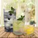 Unyqoos Verres à boire, set de 6, 0,4 litre, plastique Tritan, sans BPA, incassable, empilable, lavable au lave-vaisselle, transparent