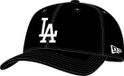 New Era LEAGUE ESSENTIAL 39THIRTY Los Angeles Dodgers Cap - Black - XS/S