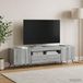 Maison Exclusive - Meuble TV LED en bois imitation chêne Sonoma, couleur gris