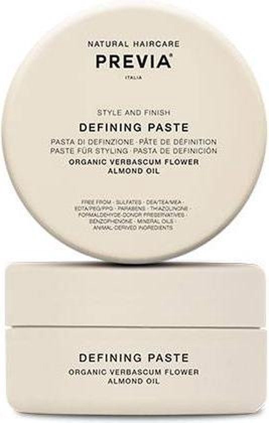 Previa Natural Haircare Pasta Style and Finish Defining Paste 100ml