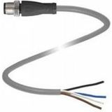 Pepperl+Fuchs 112141 Connecteur confectionné pour capteurs/actionneurs M12 mâle, droit 5,00 m Nombre de pôles: 4 1 pc(s)