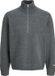 JACK&JONES JORNORREBRO KNIT HALF ZIP SN Hommes Pull en tricot Gris foncé chiné XS