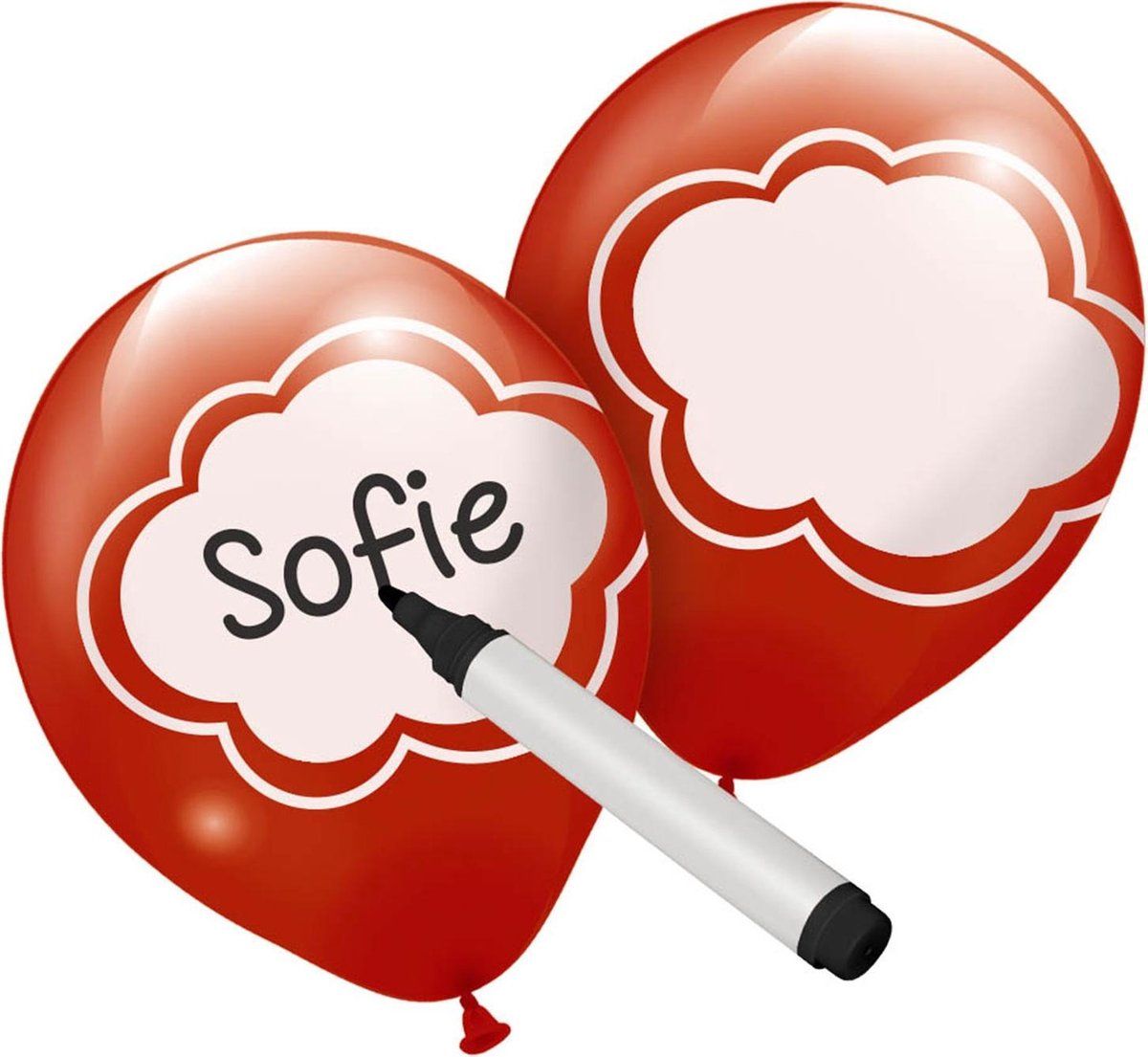 Folat Writable Balloons /6 - 8714572085755