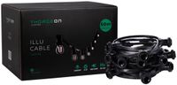 Thorgeon Prikkabel 50 Meter | 50 Fittingen E27 | IP44 | Zwart