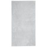 vidaXL Vloerkleed HUARTE Laagpolig Zacht Wasbaar 60x110 cm Grijs
