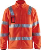 Blåkläder 4833-2560 Fleecejas High Vis Fluor Rood maat 4XL