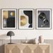Lot De 3 Affiches / Posters Triptyque - Design - 3 Affiches - 50x70 cm (cadres non fournis) - Bordure noire