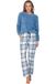 Pastunette Fleece dames top blauw - Blauw - Maat - 48