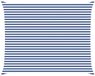 vidaXL Zonneschaduw Blauw en Wit 4 x 5 m 100% Polyester Oxford