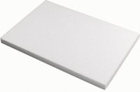 Rayher hobby materialen Rayher Piepschuim schijf/schijven - 2x - wit - 20 x 30 x 2 cm