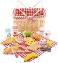 New Classic Toys Picknickmand - Houten Speelgoed met Accessoires
