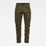 G-Star Rovic Zip 3D Regular Tapered Heren Joggingbroek Katoen Elastaan Denim Groen W26 x L31