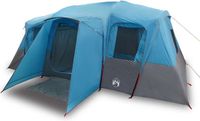 vidaXL Tunneltent 16-persoons waterdicht blauw