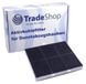 Filtre de remplacement pour hotte aspirante, filtre à charbon actif, dimensions 255 x 225 x 23 mm