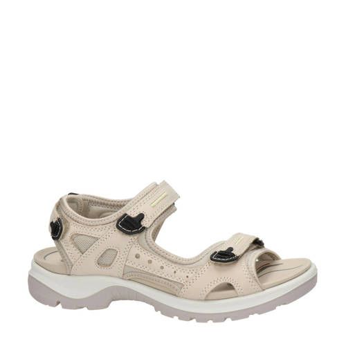 Ecco nubuck sandalen beige