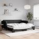 Maison Exclusive - Lit gigogne, noir, 90x190 cm, avec revêtement en tissu
