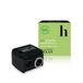 Temperine Helan, The Colours of Helan - Draagbaar 100% met reservoir en verwijderbare adapter, puntenslijper met reservoir en punt, oog- en lippuntenslijper 3 diameters make-up