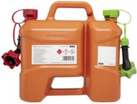 Pressol Combi-jerrycan voor brandstof 8 l Oranje Kunststof Inclusief tapkraantje