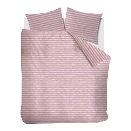 Ariadne At Home Knit Stripes Dekbedovertrek 240 x 200/220 cm - Lila