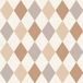 Me&miniMe Behang met ruiten - Beige, Bruin, Creme - 0,53 x 10,05 M