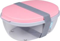 Mepal Ellipse boîte à salade - avec mini boîte - Nordic pink