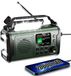 Unyqoos® Radio portable multifonctionnelle d'urgence à énergie solaire et powerbank