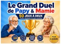Le Grand Duel De Papy & Mamie: 50 Jeux A Deux Faciles, stimulants et en gros caractères