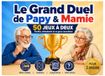Le Grand Duel De Papy & Mamie: 50 Jeux A Deux Faciles, stimulants et en gros caractères
