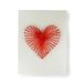 Pracht Creatives Hobby 6029-15011 String picture hart ca. 15 x 20 cm, klein string art plaatje, complete set met draad, metalen spijkers, gereedschap, sjabloon en houten plaatje