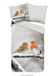 Muller Textiles 30981.03.12 Dekbedovertrek Grijs Katoen Flanel 200x220 cm