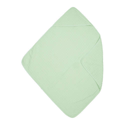 Meyco Meyco hydrofiele badcape 80x80cm soft green