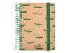 Liderpapel Schoolagenda, jaar 24-25, klassieke krokodillendag, DIN A6