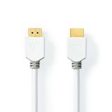 Nedis HDMI Kabel - 3m - Wit - 3D - 4K