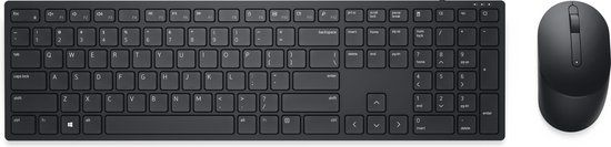 Dell KM5221W - Draadloos toetsenbord met muis - QWERTZ - Duits - Zwart
