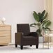 VidaXL Fauteuil kunstleer bruin
