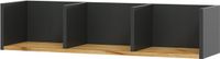 Vicco Tomy Wandplank – 90 x 20 cm Antraciet/gouden eik