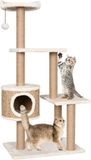 vidaXL Kattenmeubel met krabpalen 123 cm zeegras