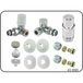 Riko Luxe Thermostatische Radiator Aansluitset Haaks Verkeerd Links Chroom