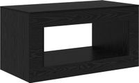 vidaXL Salontafel Zwarte Eik Rechthoekig Modern Hout 99.5 cm
